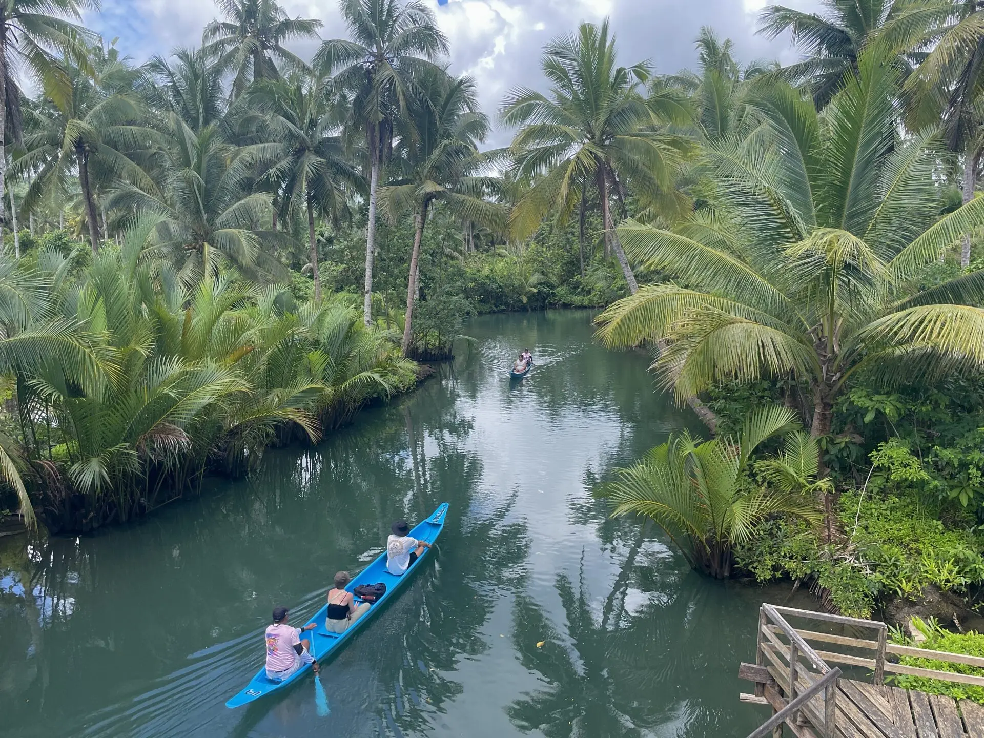 People kayaking on Maasin River