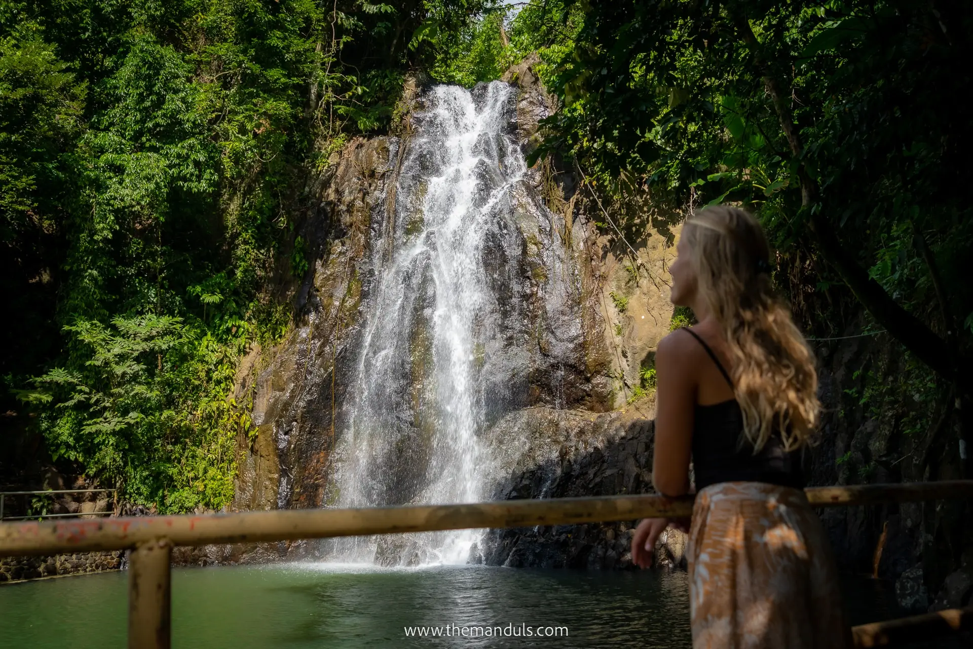 Taktak Falls - Santa Monica's 15-meter jungle waterfall in Siargao's interior