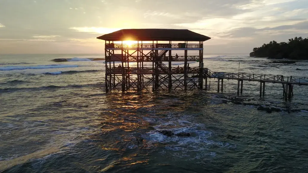 Cloud 9 surf boardwalk in General Luna, Siargao